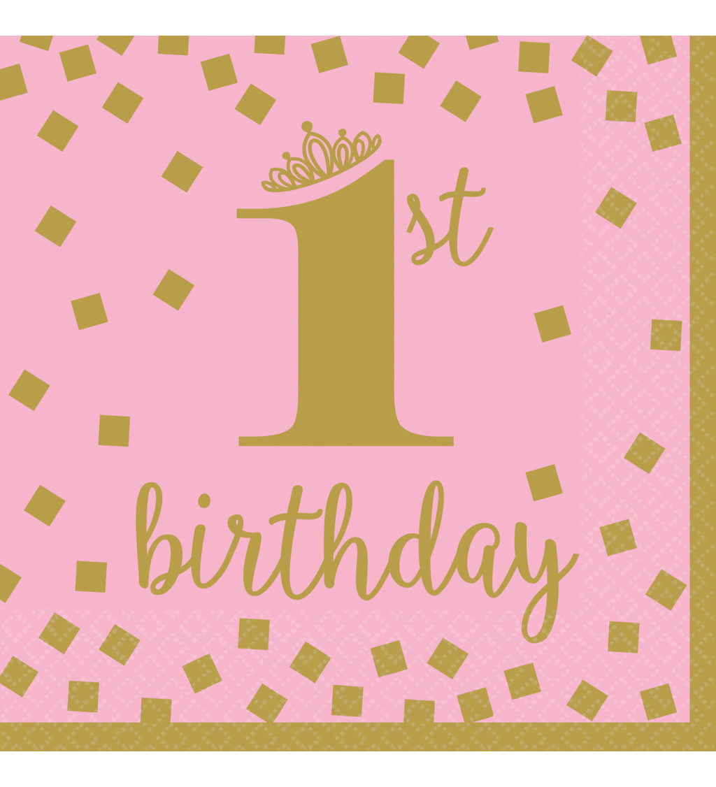 Ubrousky na 1. narodeniny