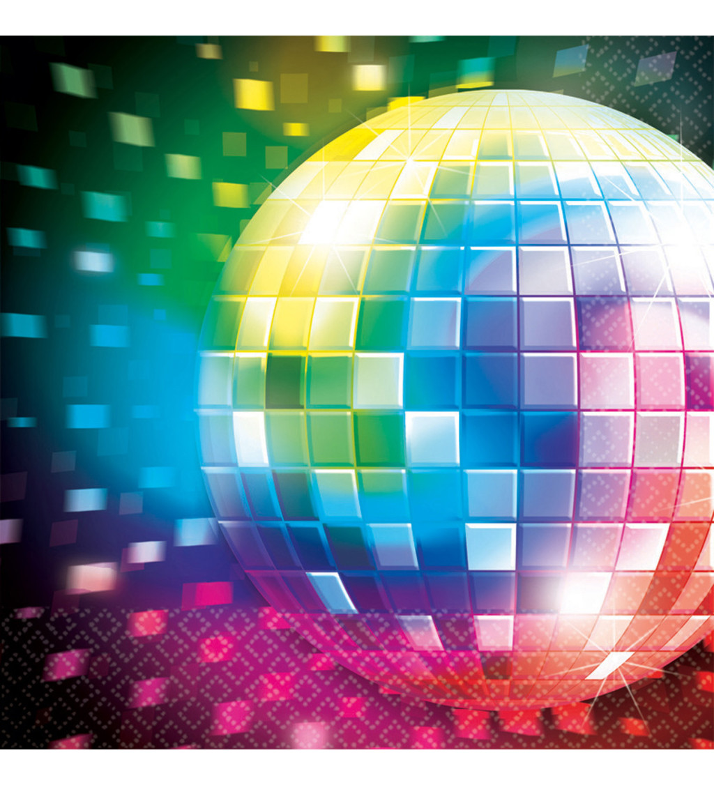 Obrúsky v štýle DISCO