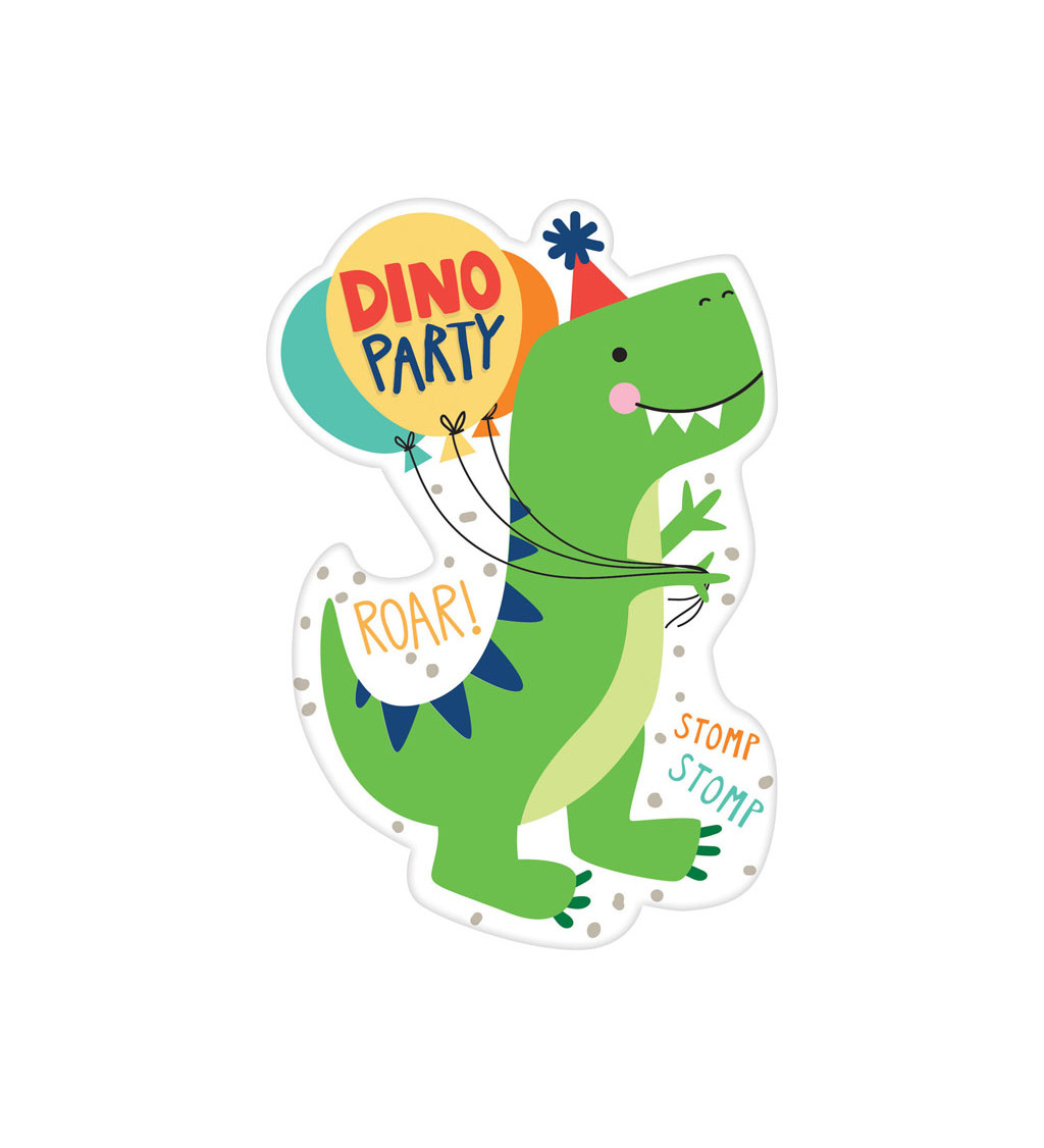 Pozvánky - dinosauria párty