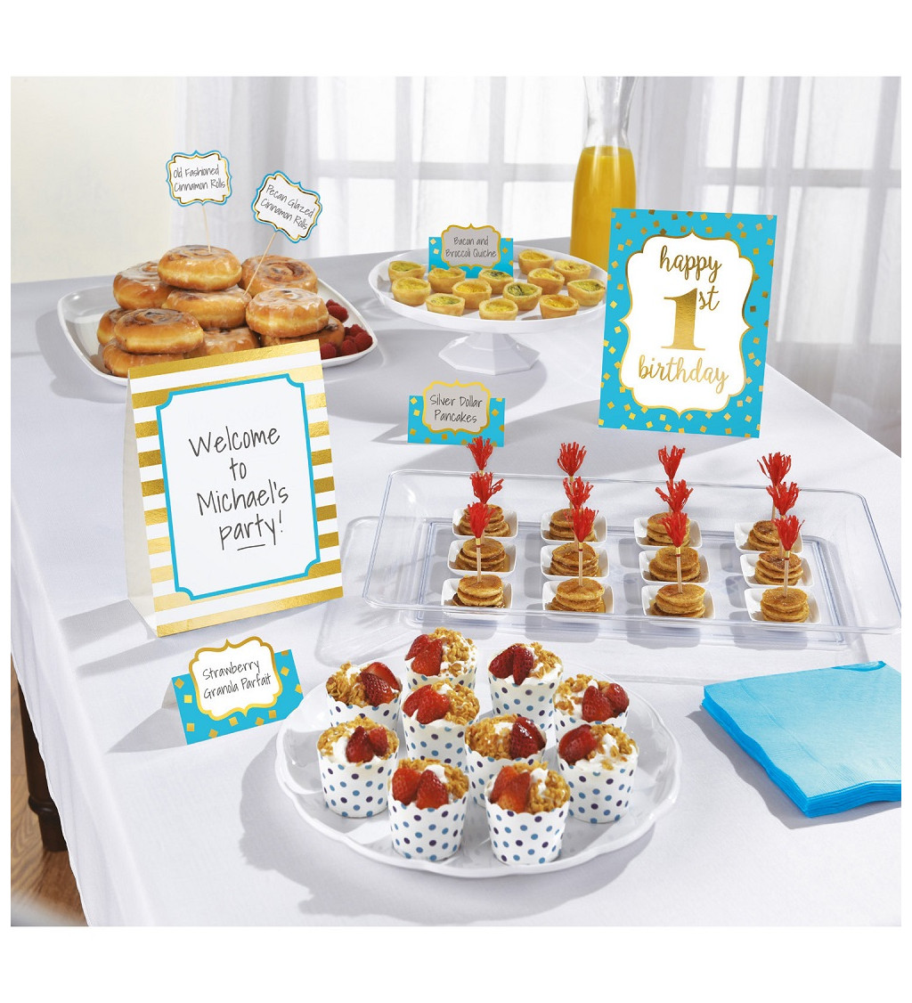 Narodeninová modrá sada