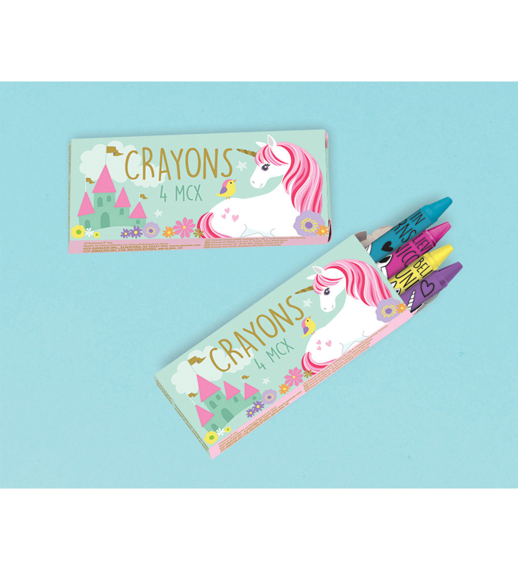 Unicorn pastelky – farebné pastelky