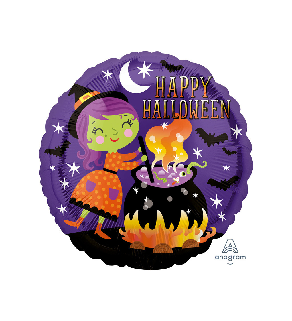 Fóliový balónek Veselý Halloween