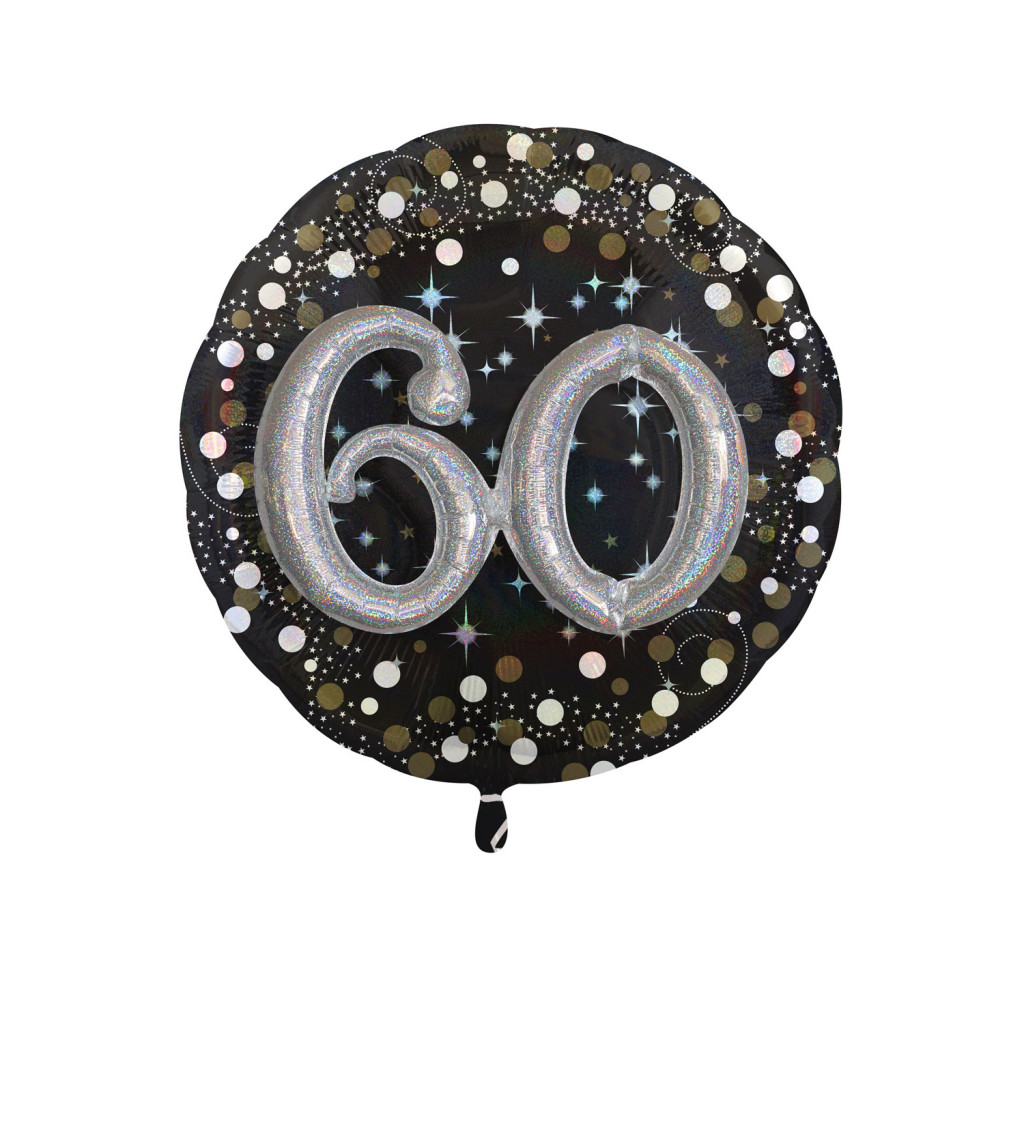 Čierny balónik 60