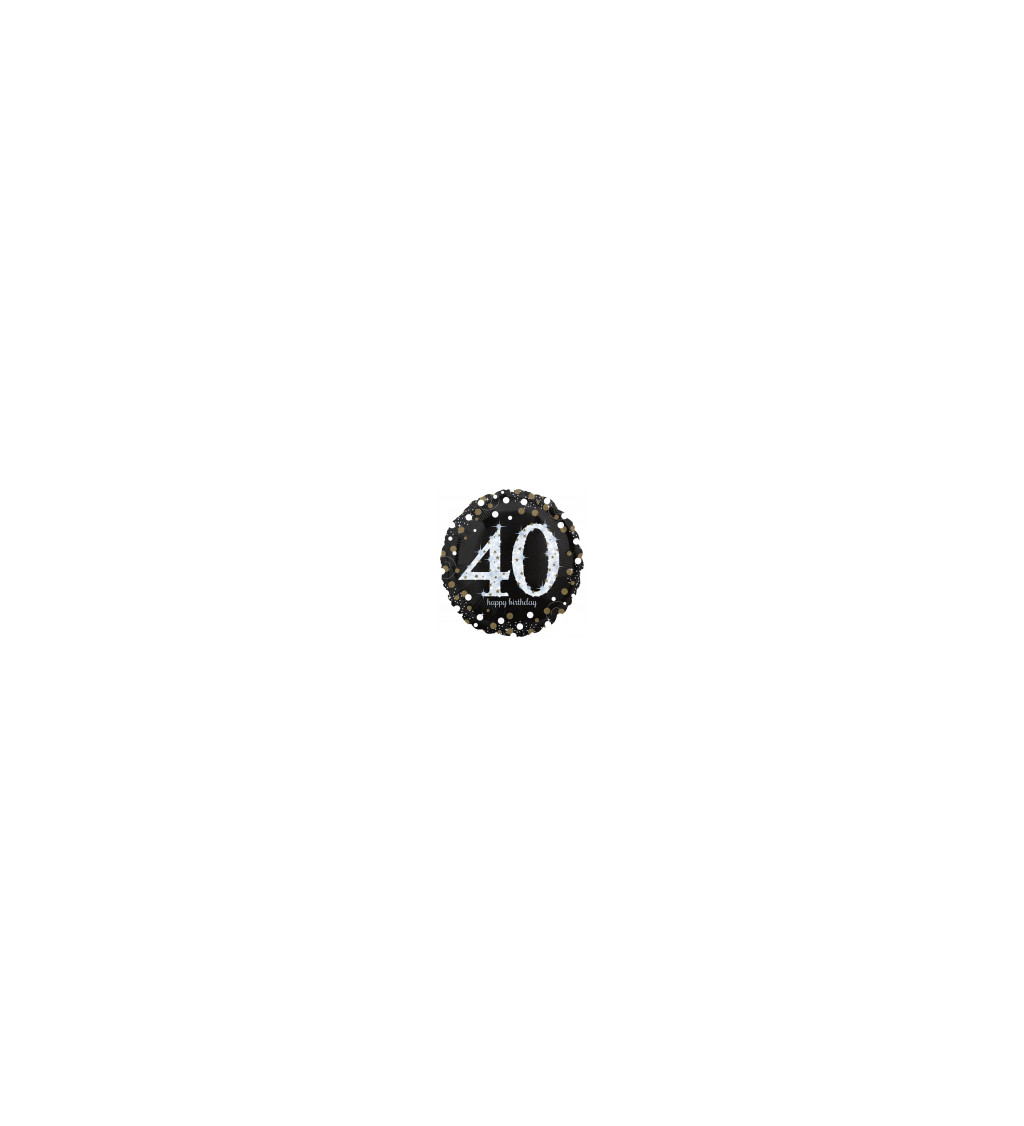 Čierny balónik 40