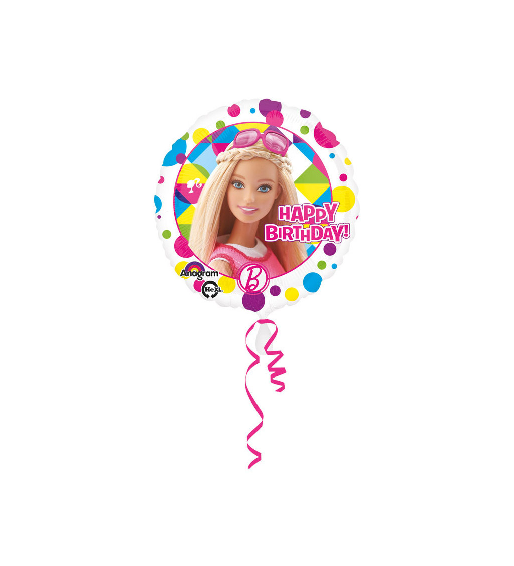 Barbie fóliový balón