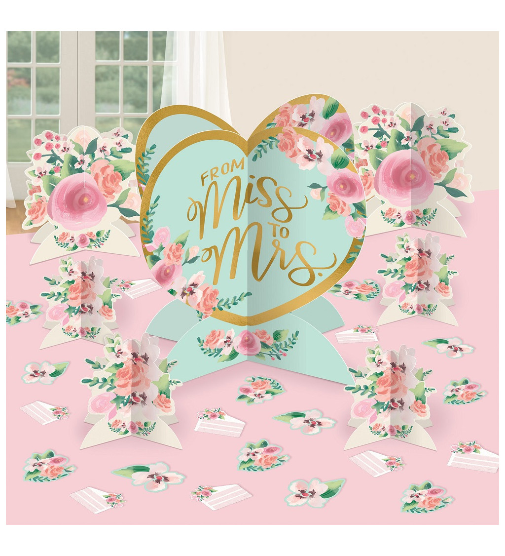Mätová dekorácia Mr&Mrs