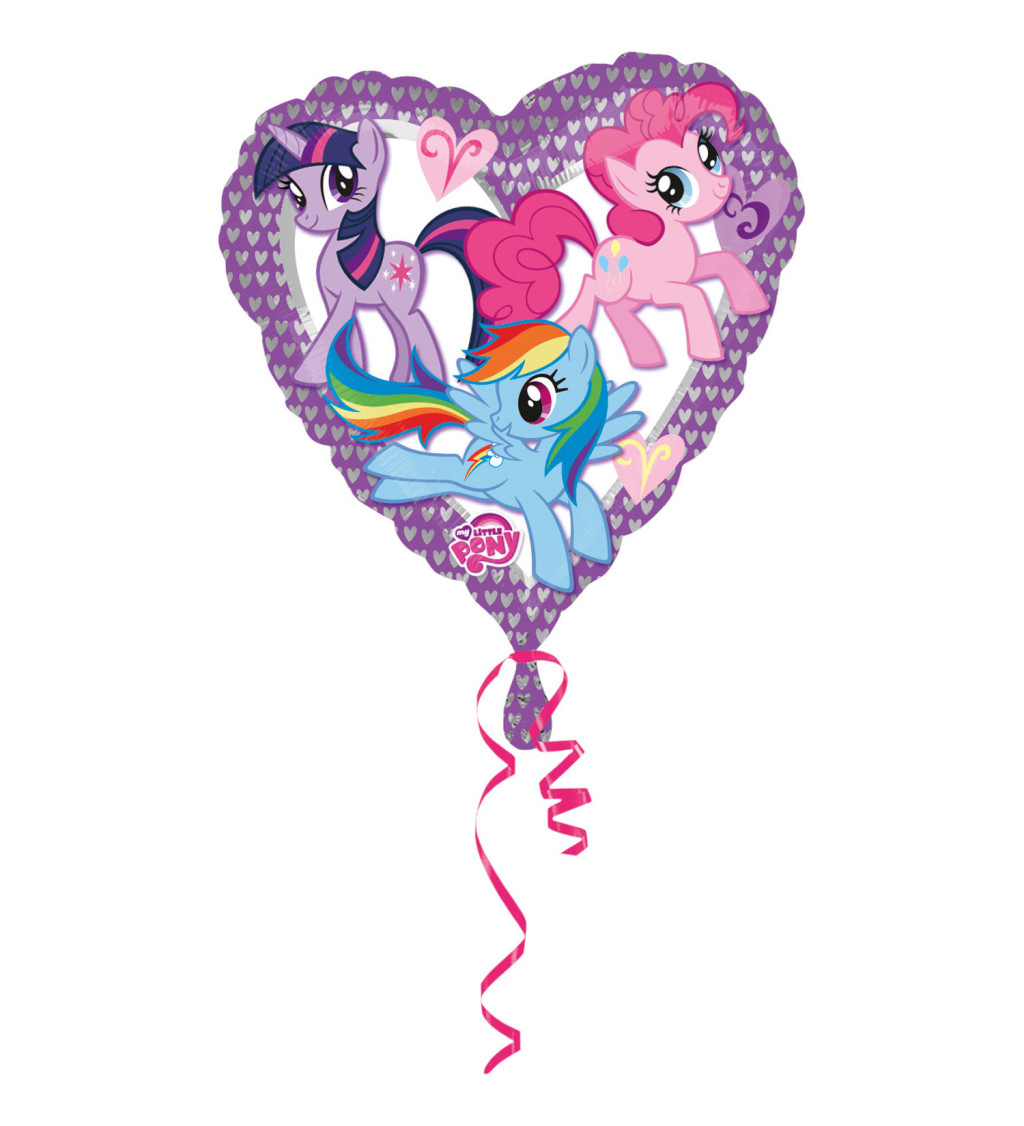 Balónik "My little pony" srdce