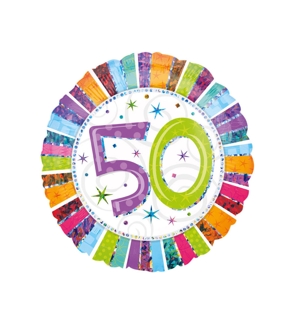 Balónik 50 - farebný