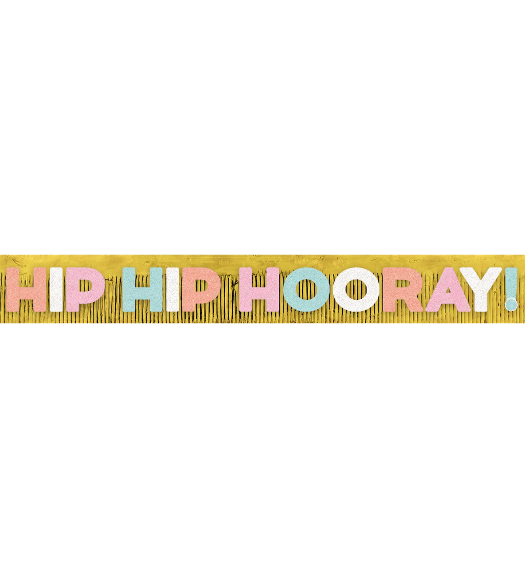 Girlanda Hip hip hurááá!