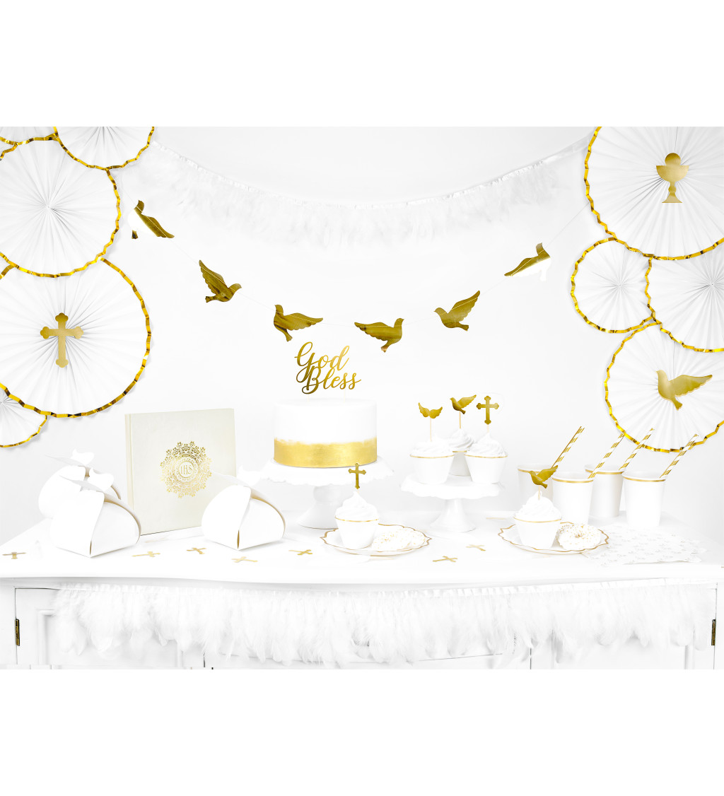 Biele zlaté tanieriky