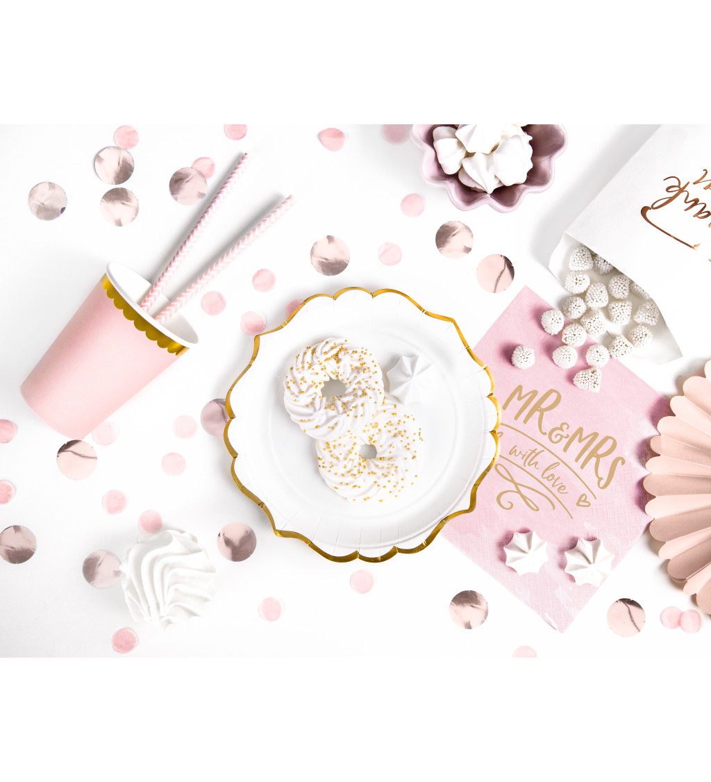 Biele zlaté tanieriky