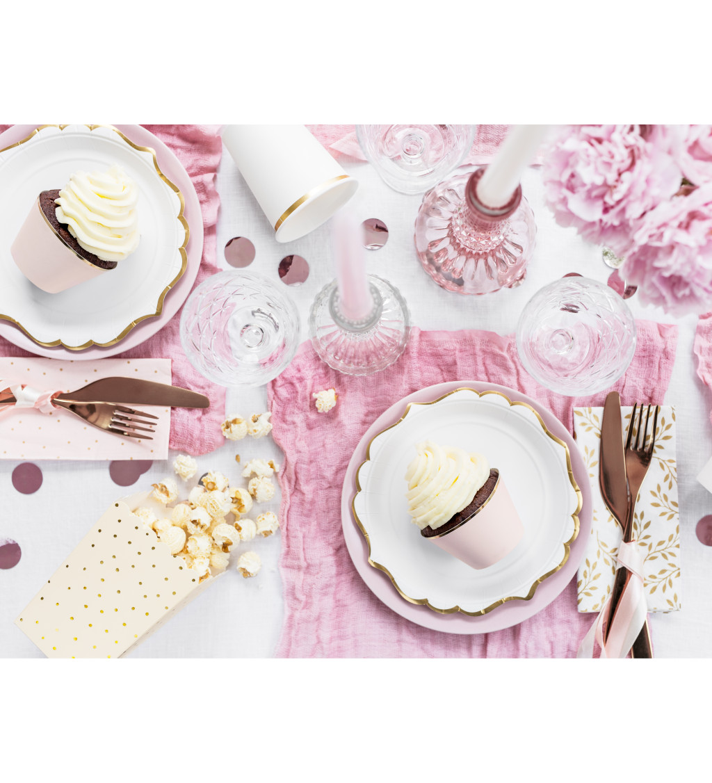 Biele zlaté tanieriky