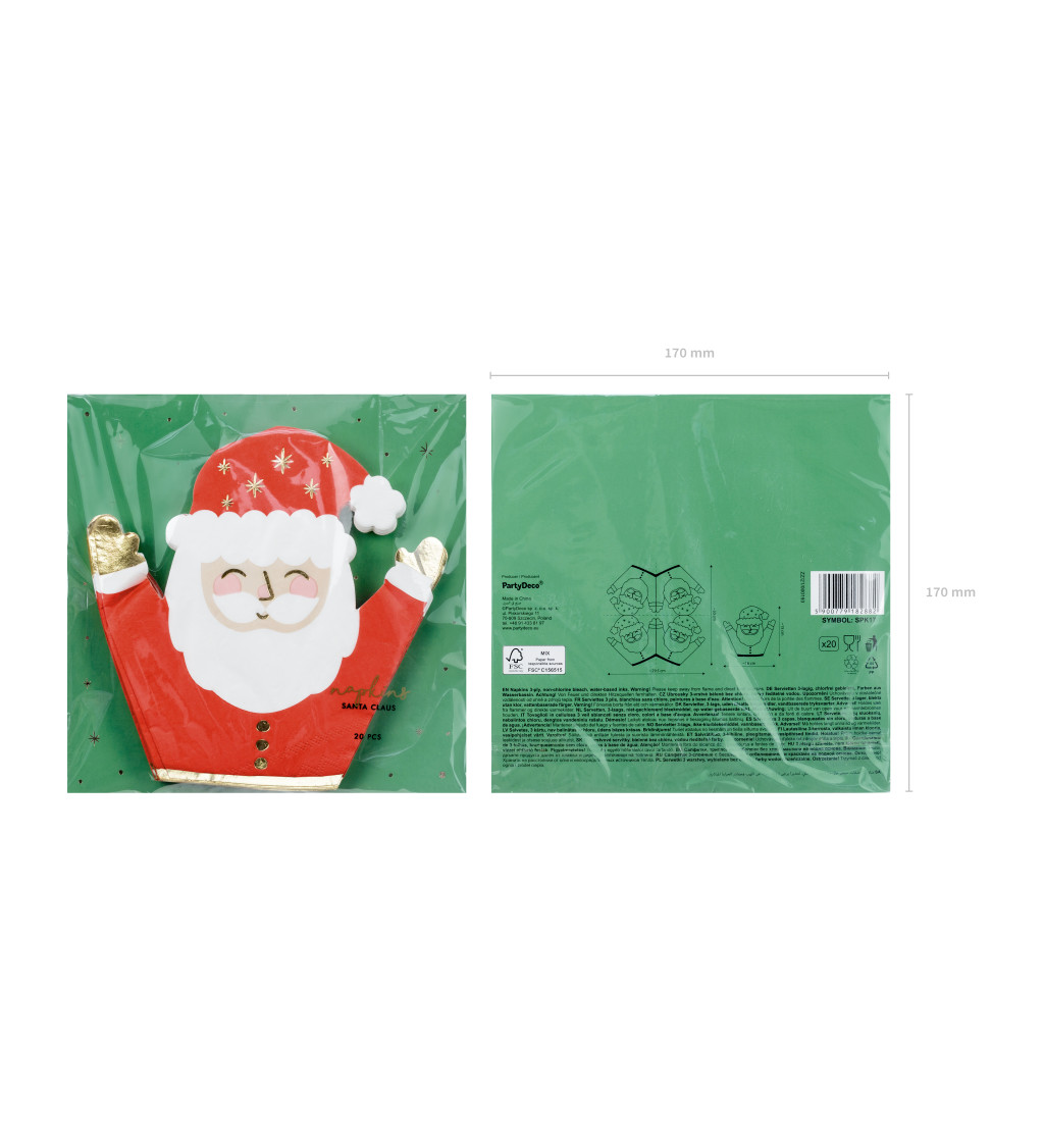 Obrúsky - Santa Claus