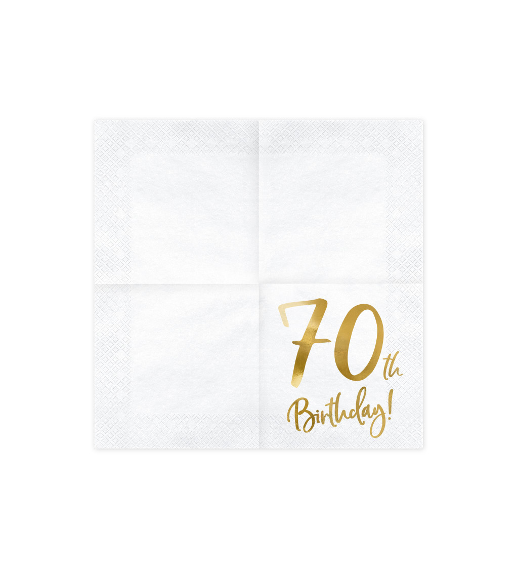 Biele obrúsky 70 let