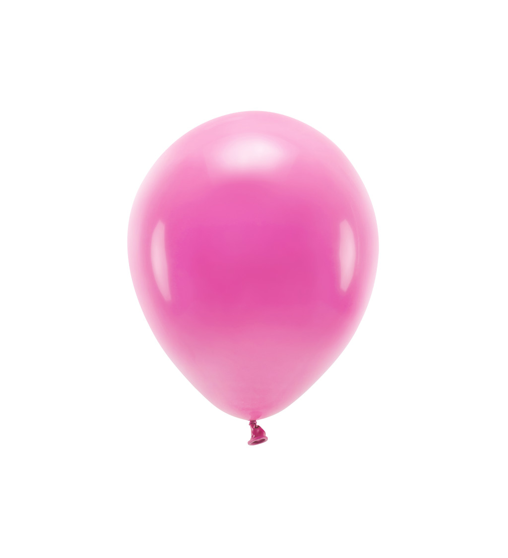 Latexové balóniky eco pastelové fuchsia 30 cm, 10 ks