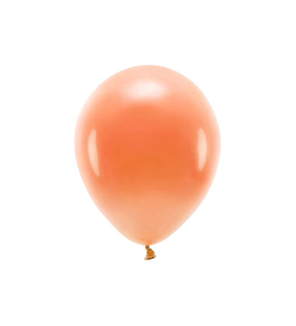 Latexové balóniky eco pastelové oranžové 30 cm 10 ks