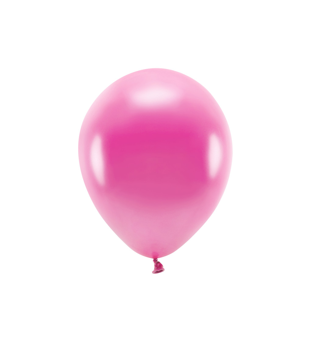 Latexové balóniky eco metalické fuchsia 10 ks