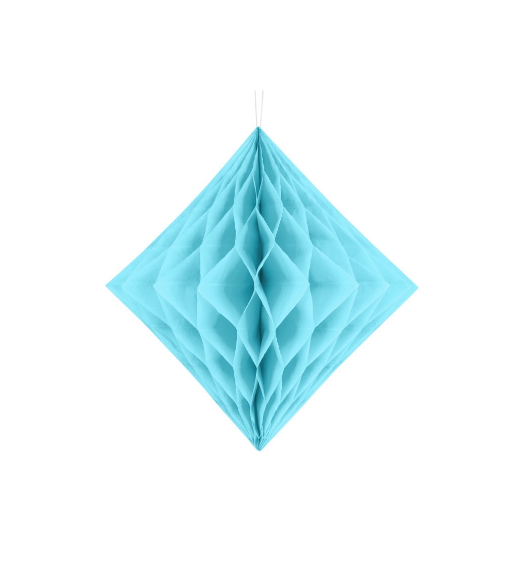 Papierový diamant svetlomodrý