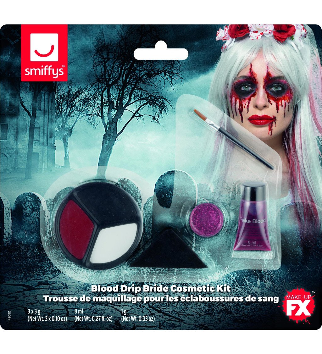 Mŕtva nevesta make-up sada