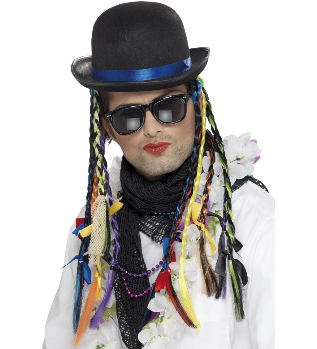 Chameleonský klobúk - buřinka s dredmi