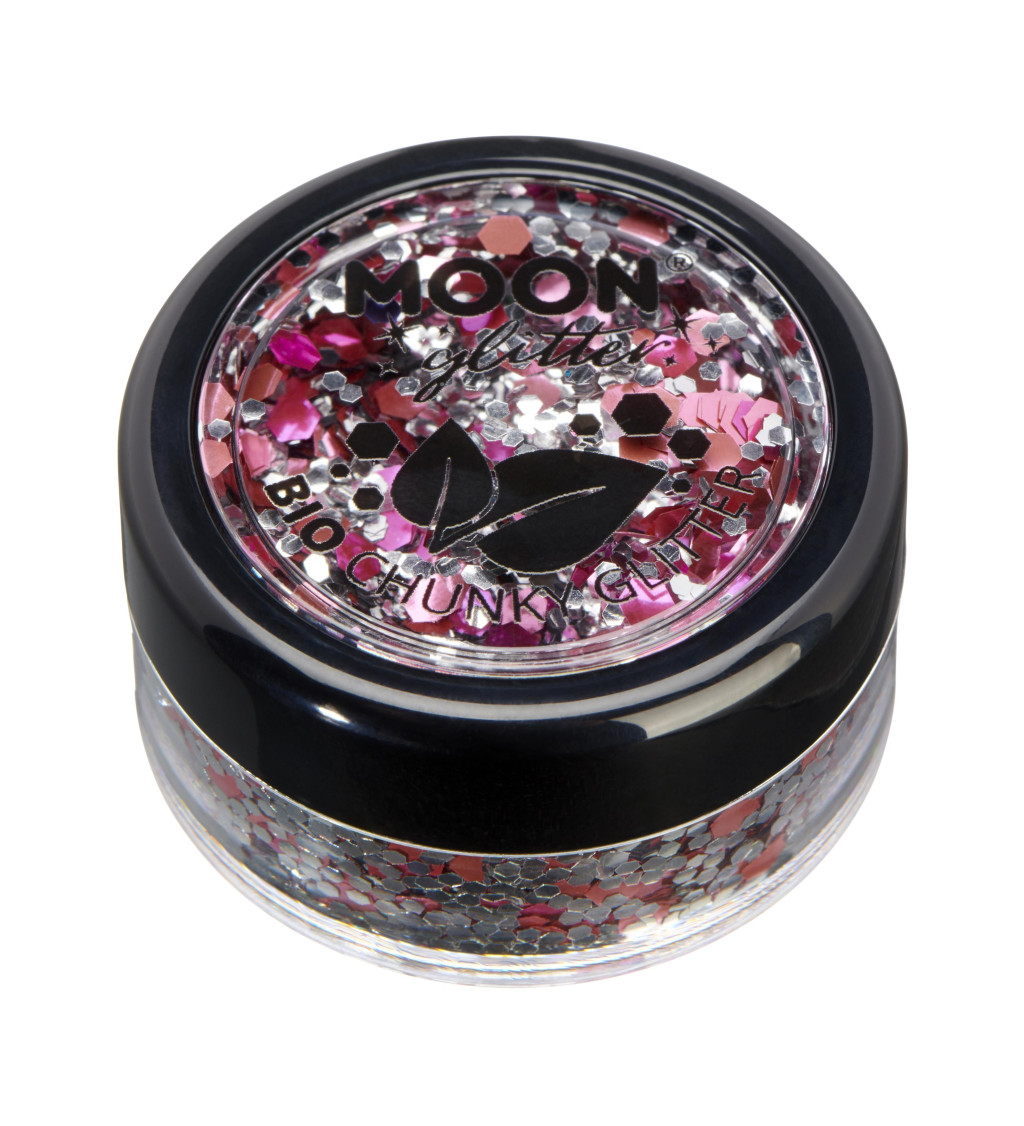 Trblietky - ružové a strieborné