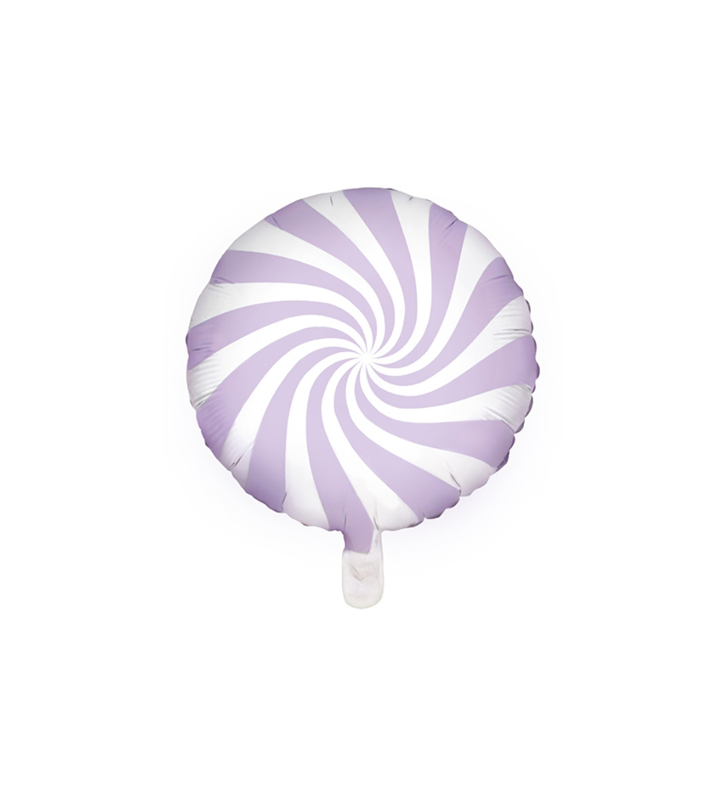Balónek pastelový dúhový Candy - fialový
