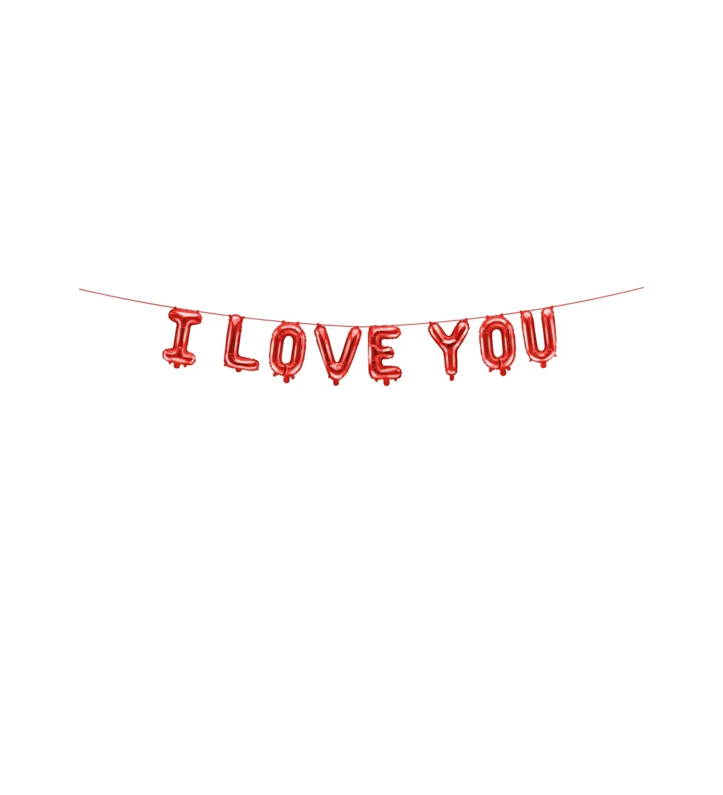 Fóliový balónik I Love You