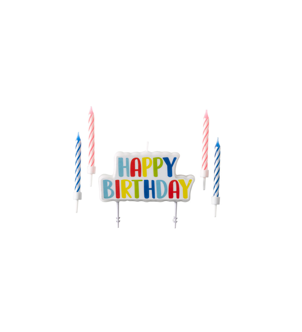 Sada sviečok - happy birthday