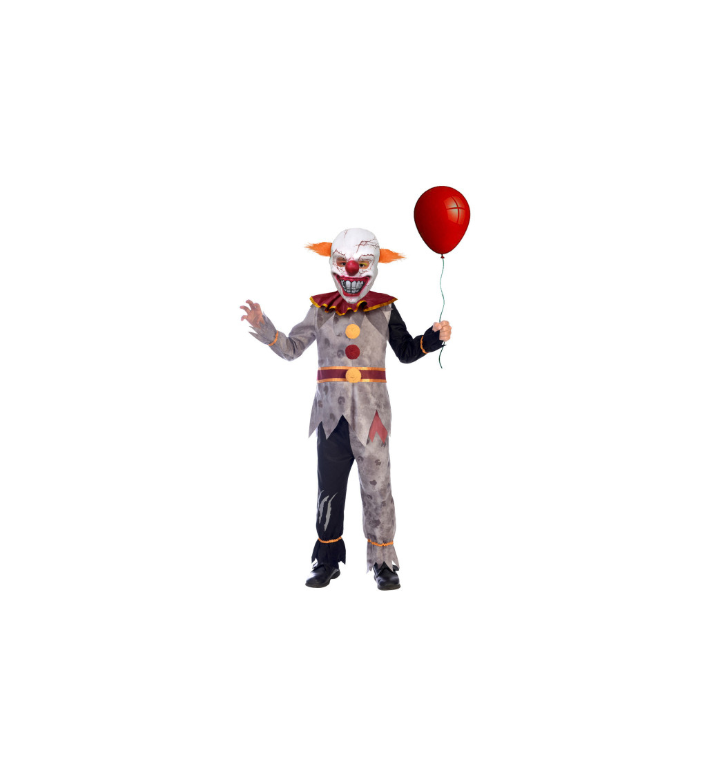 Detský kostým na Halloween - Hororový klaun