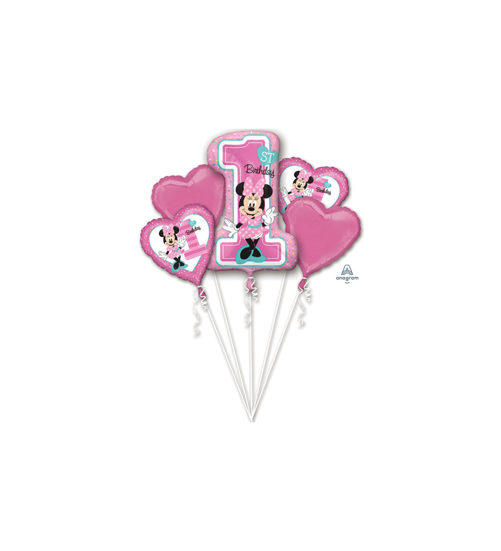 Sada fólií Minnie 5 ks
