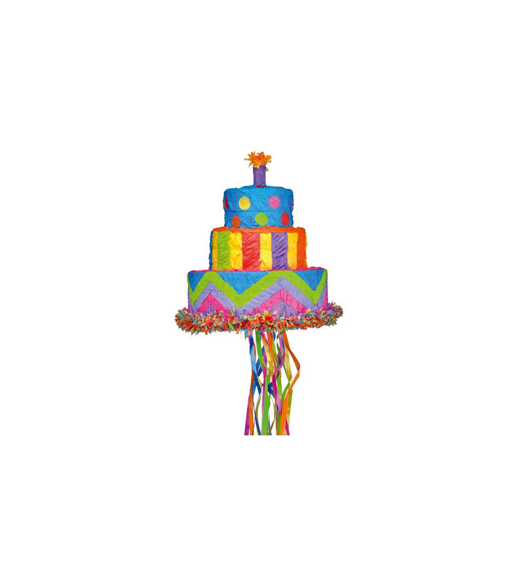 Piňatová narodeninová torta