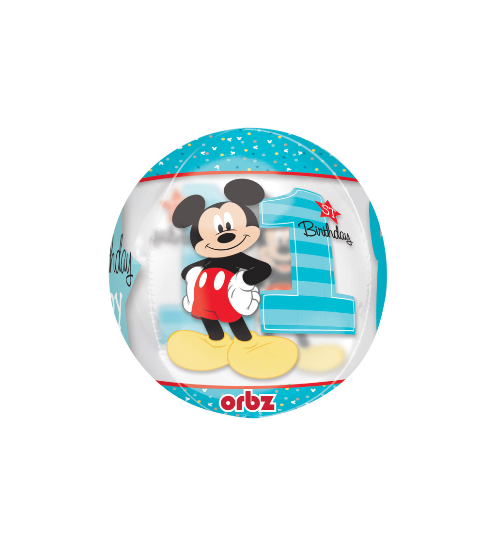 Balónek - prvé narodeniny, Mickey mouse