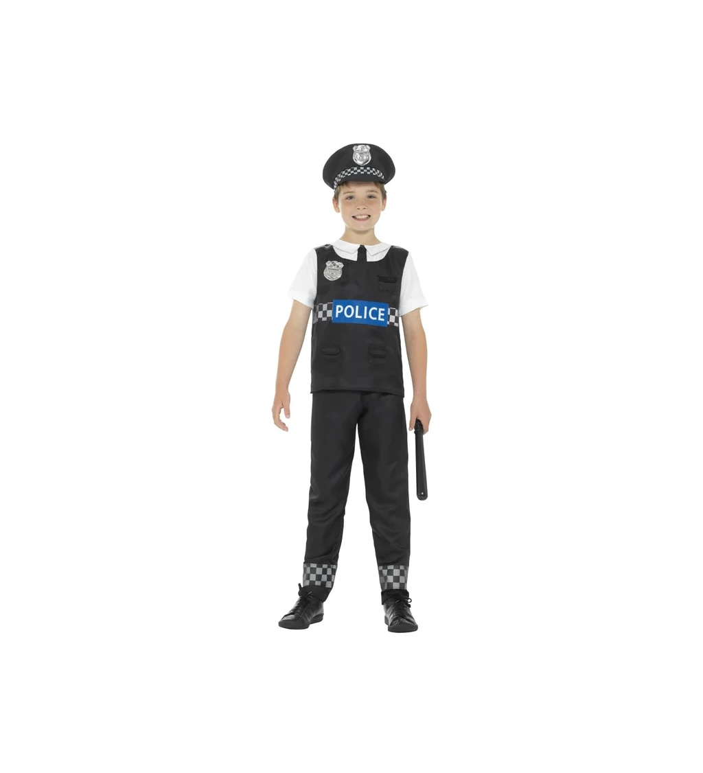 Policajt v detskom kostýme