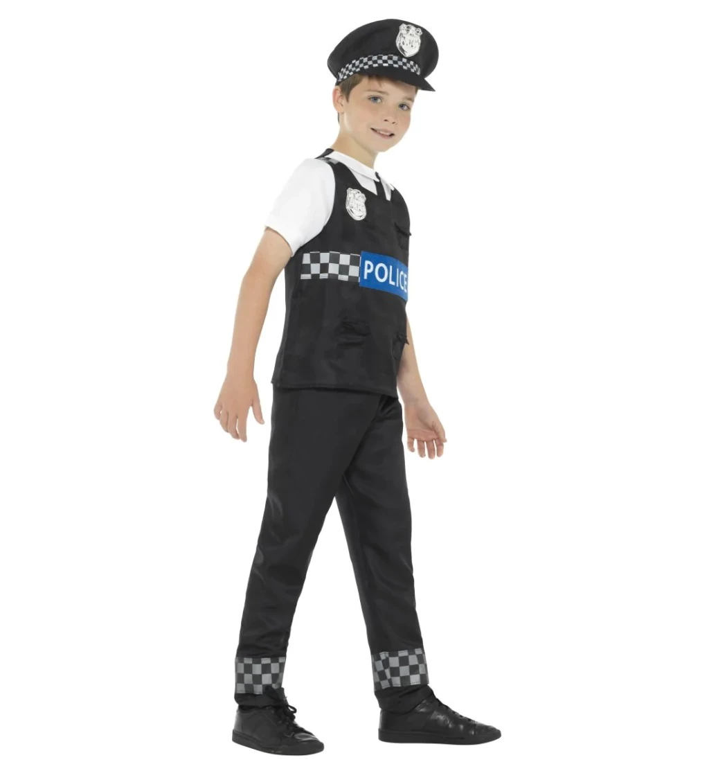 Policajt v detskom kostýme
