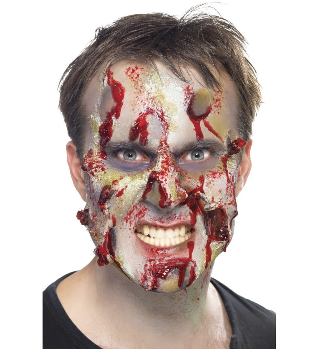 Halloweenské zombie líčidlá