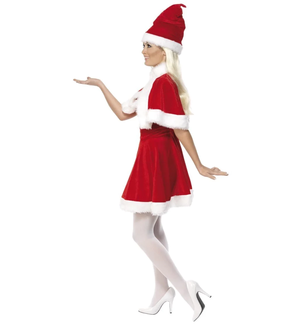 Dámsky kostým - slečna Santa - deluxe