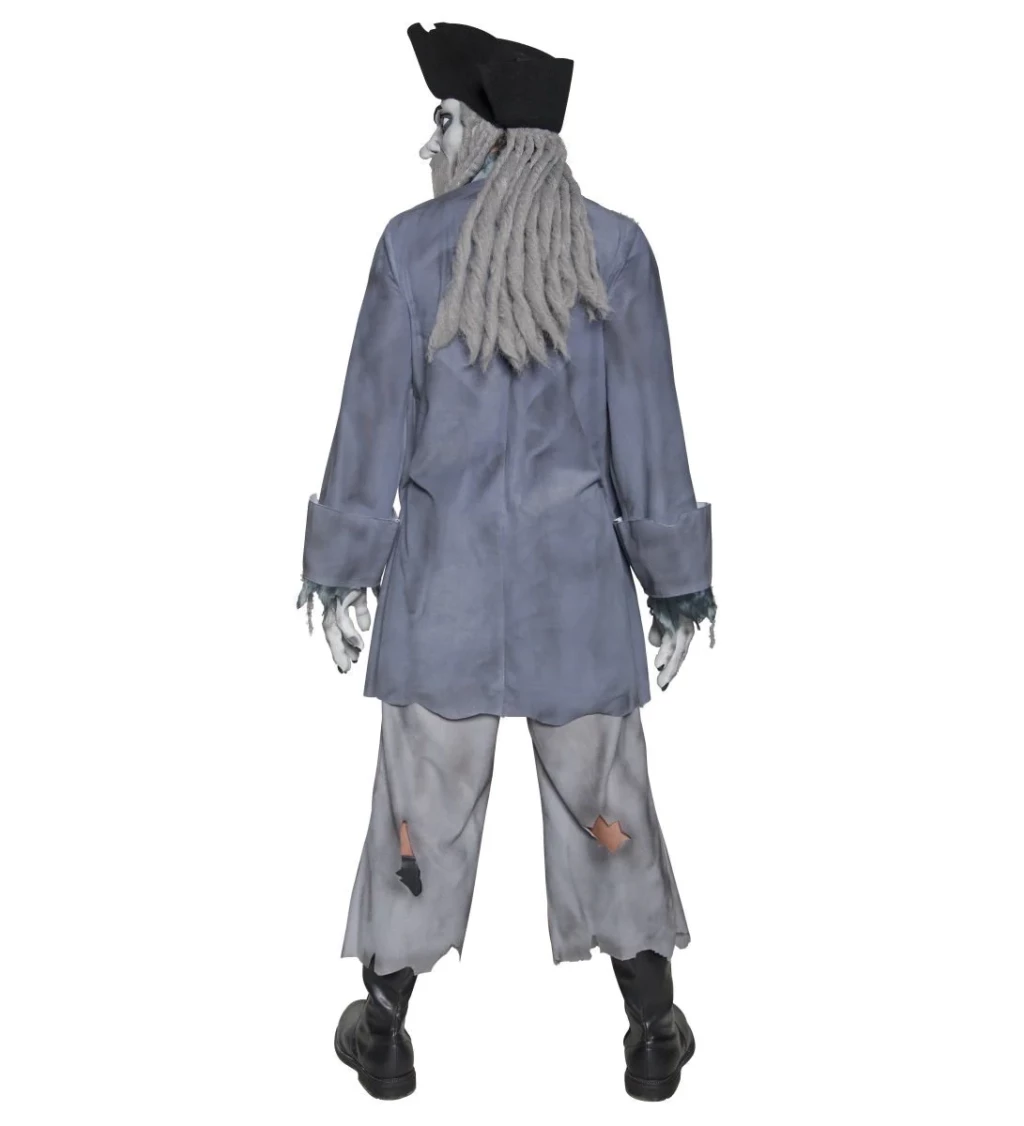 Pánske kostým - Zombie pirát s hrôzami