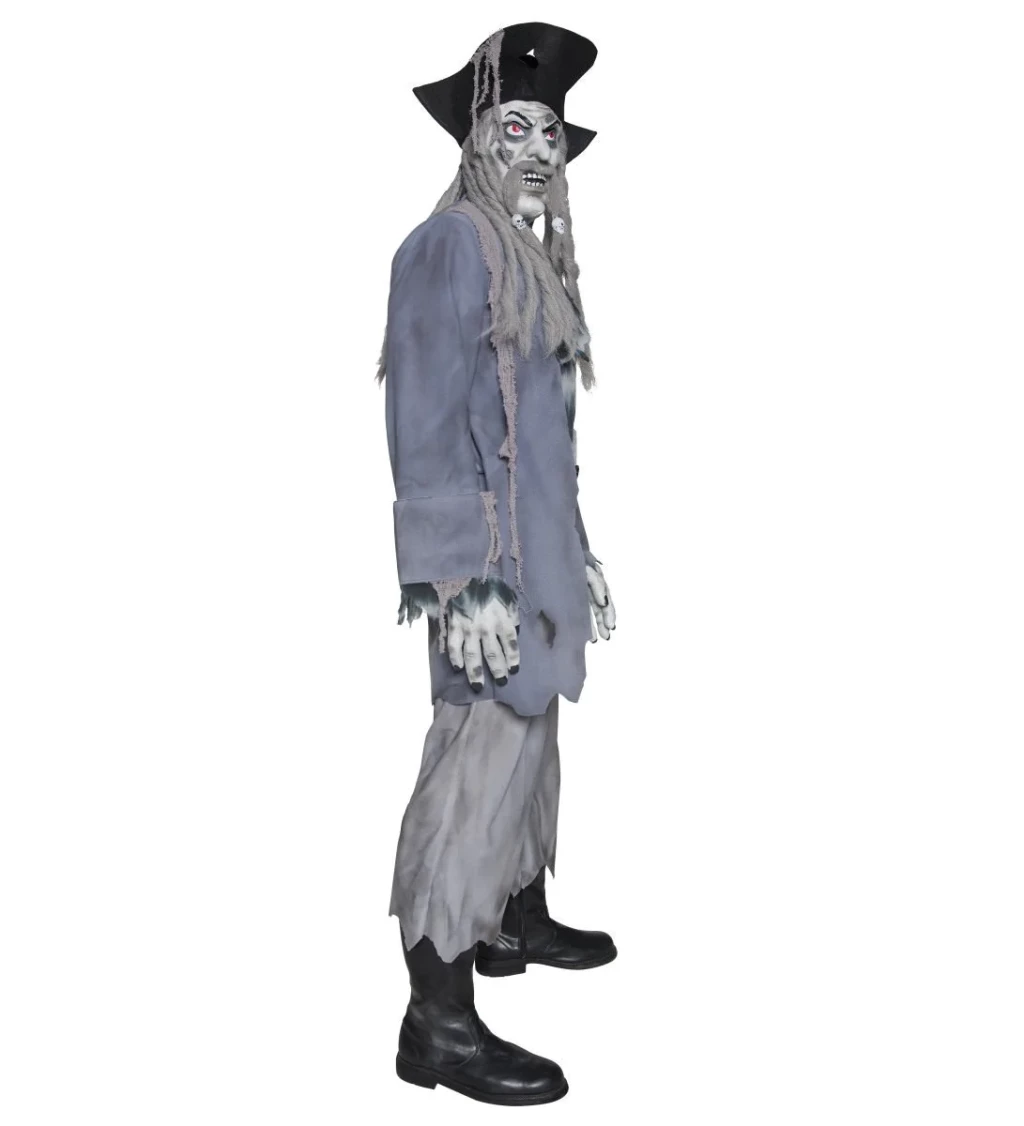 Pánske kostým - Zombie pirát s hrôzami