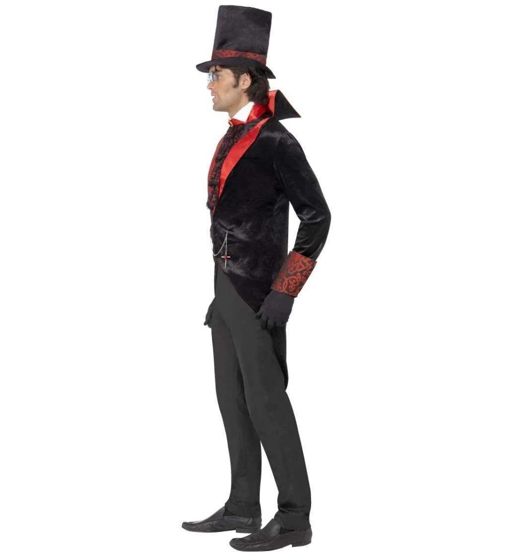 Pánsky kostým na Halloween - Dracula - Deluxe