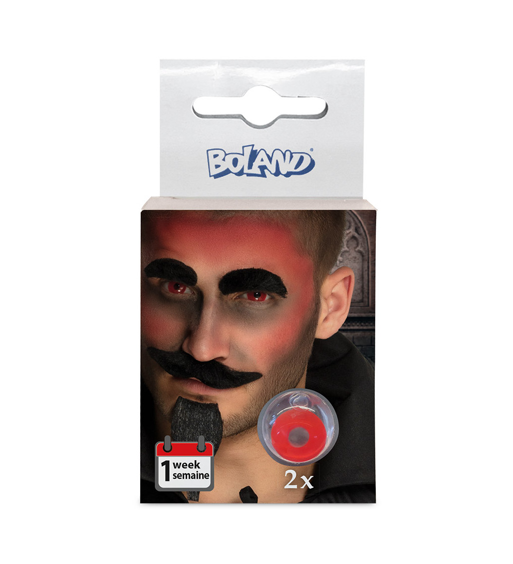Kontaktné šošovky - red diablo