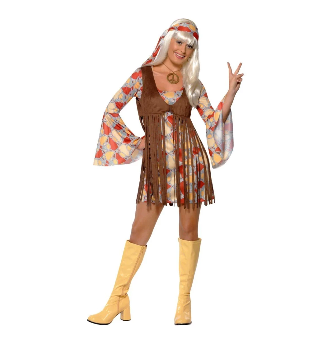 Dámsky kostým - Hippie vesta I