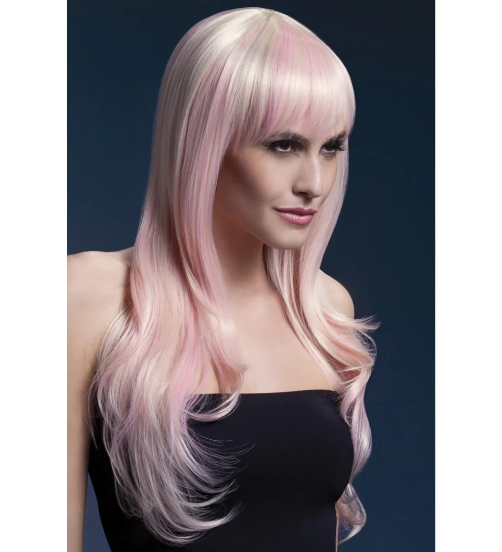 Dámska parochňa ružovo-blond