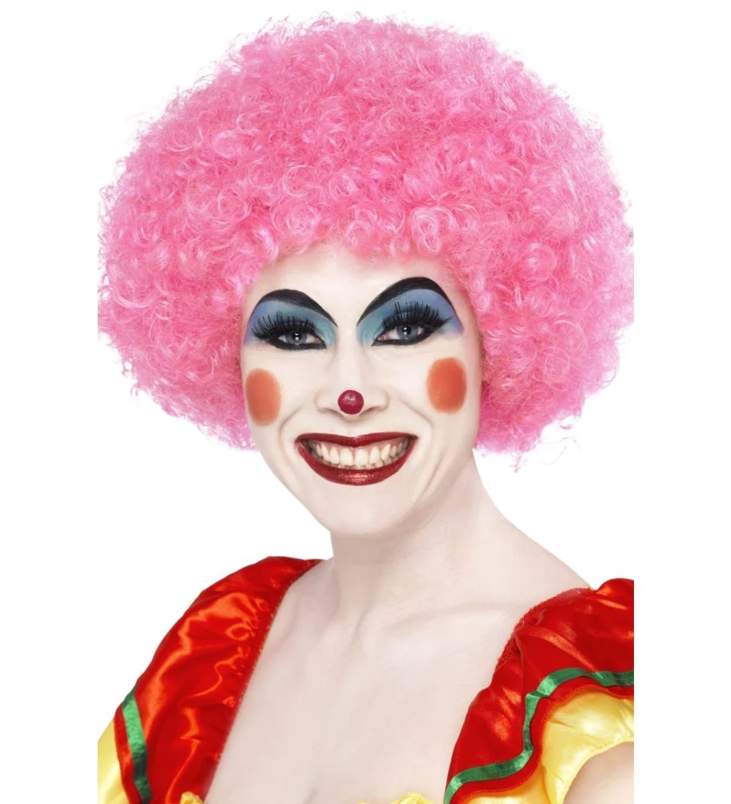 Pánska parochňa Afro - ružová