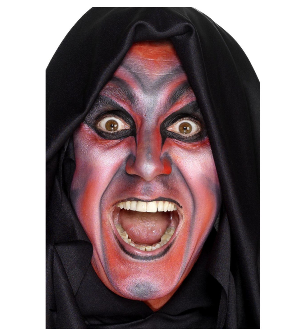 Profesionálny make-up - červený