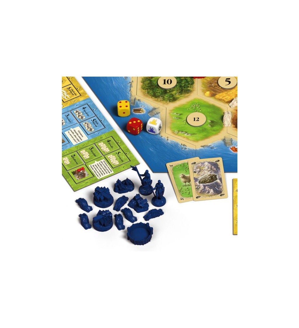 Stolová hra - Catan - Mestá a rytieri
