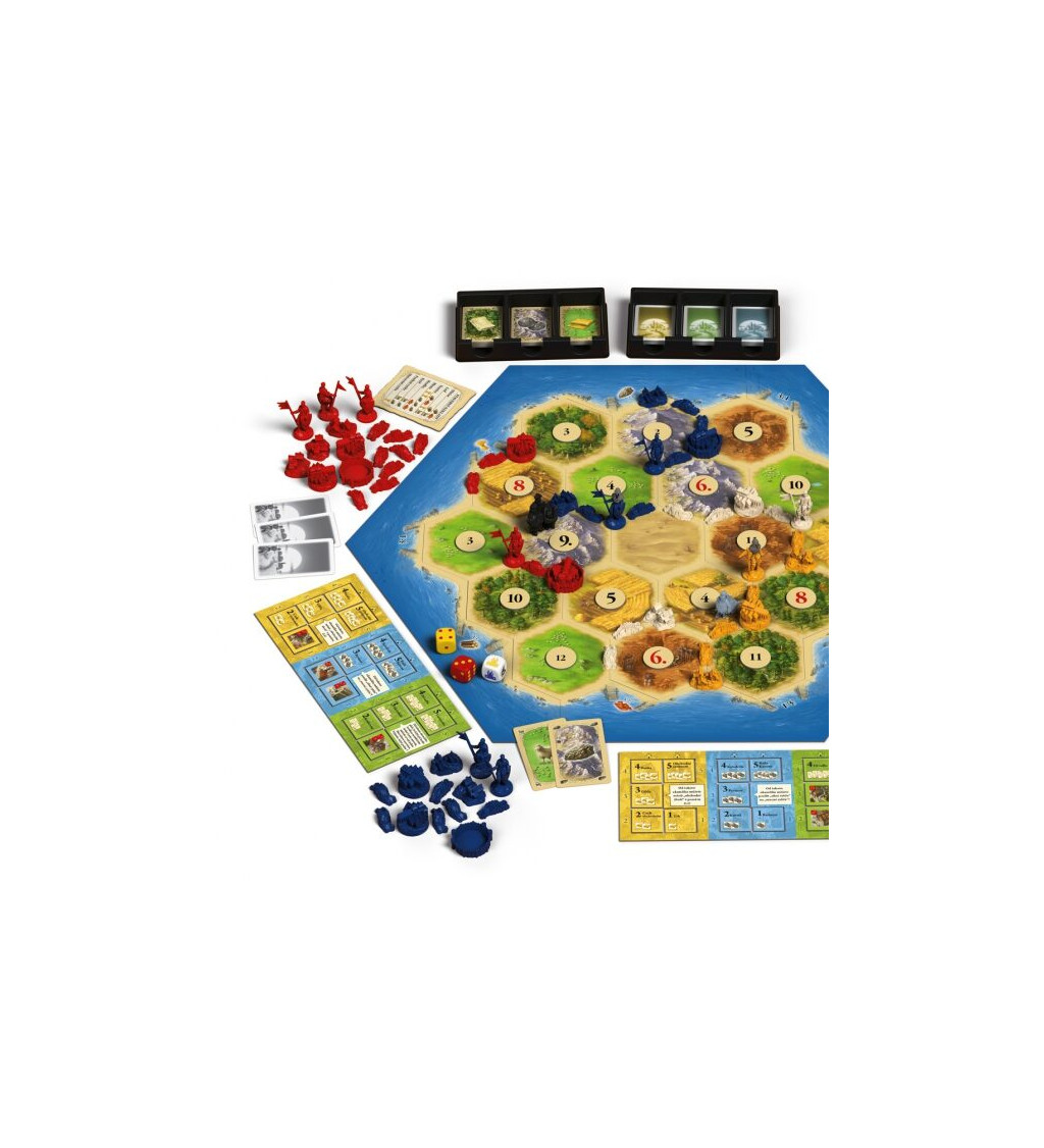 Stolová hra - Catan - Mestá a rytieri