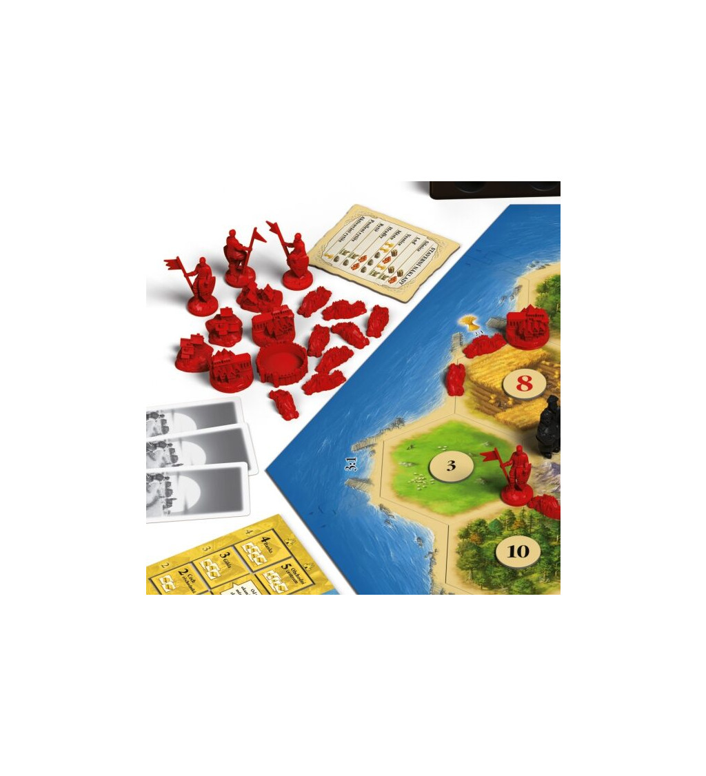 Stolová hra - Catan - Mestá a rytieri
