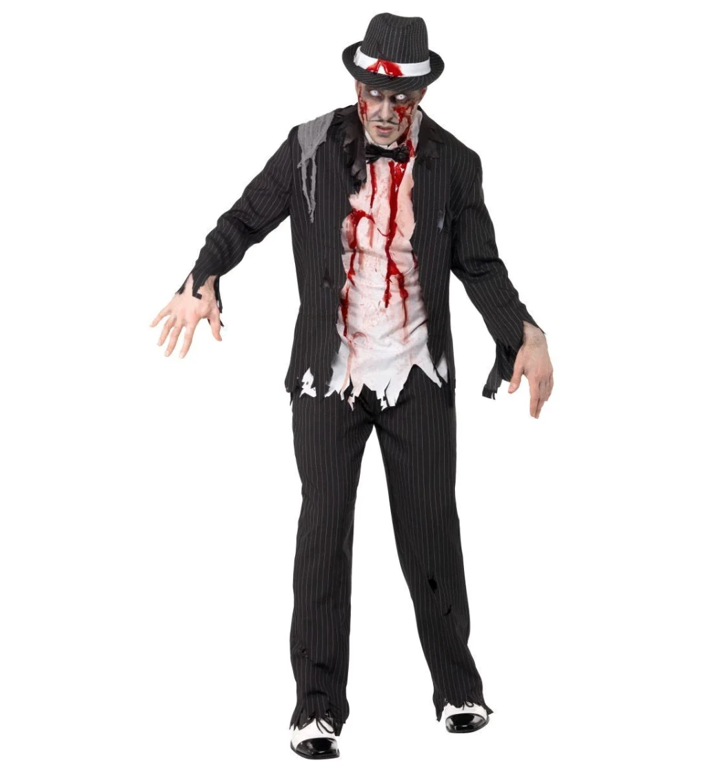 Pánsky kostým - Zombie gangster