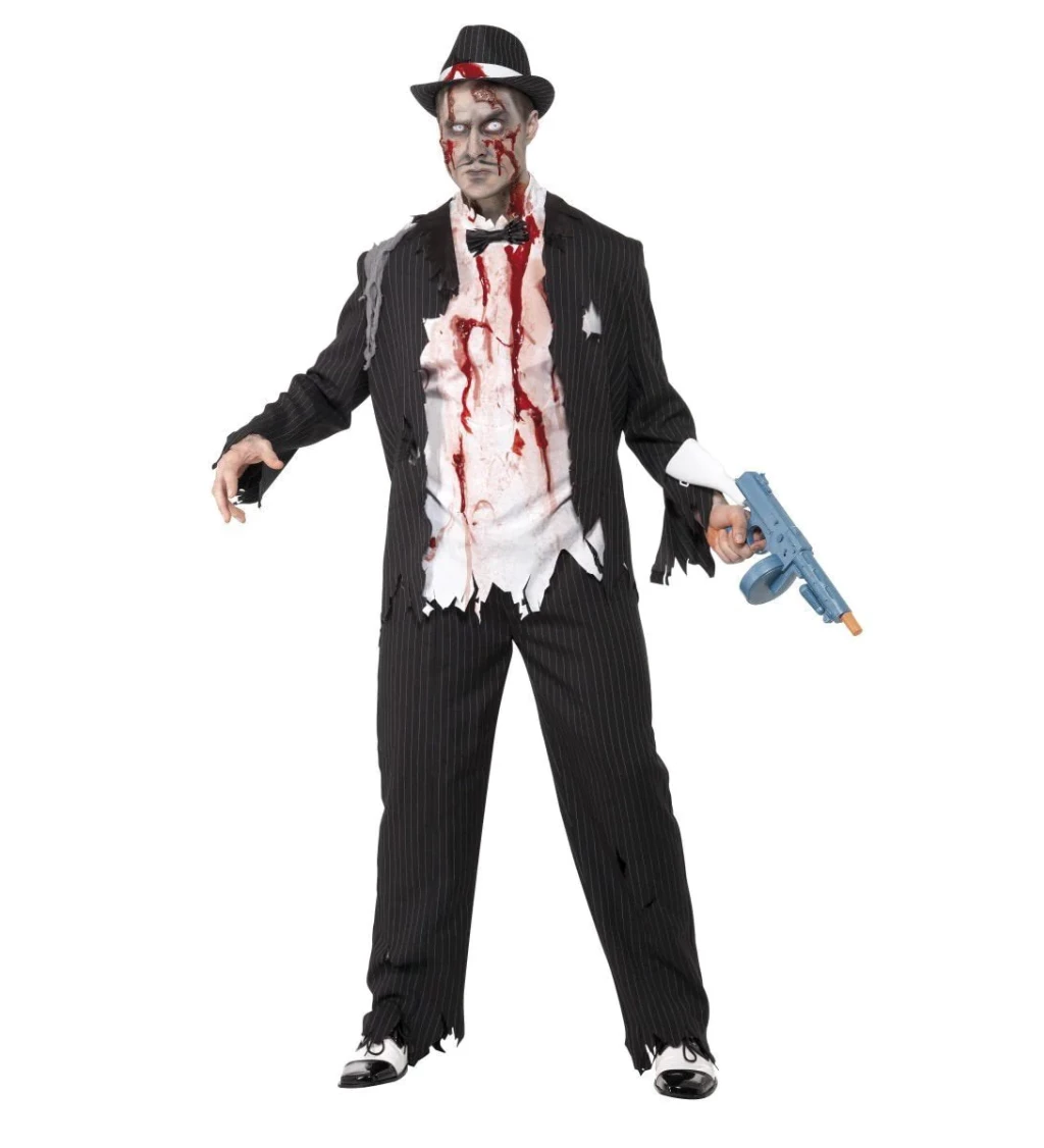 Pánsky kostým - Zombie gangster