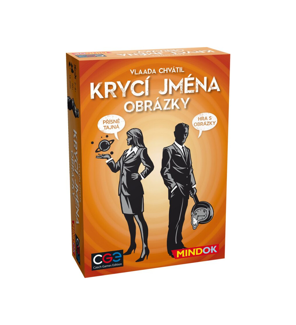 Spoločenská hra - Krycie mená obrázky